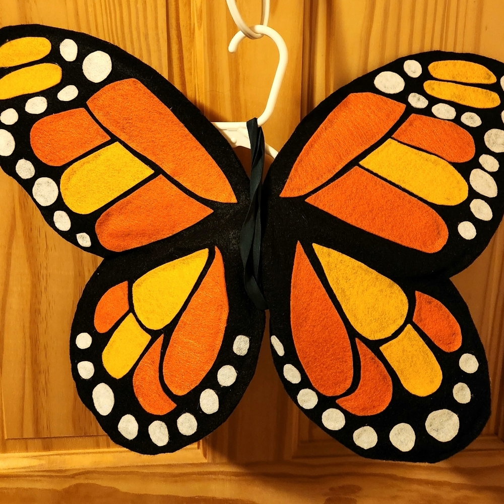 Handmade Monarch Butterfly Wings for costume